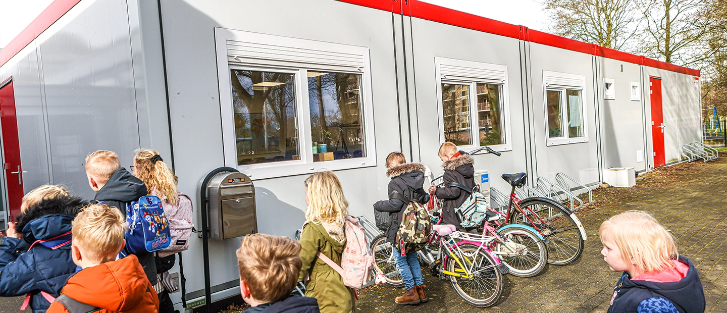 Aankomen op units als klaslokaal